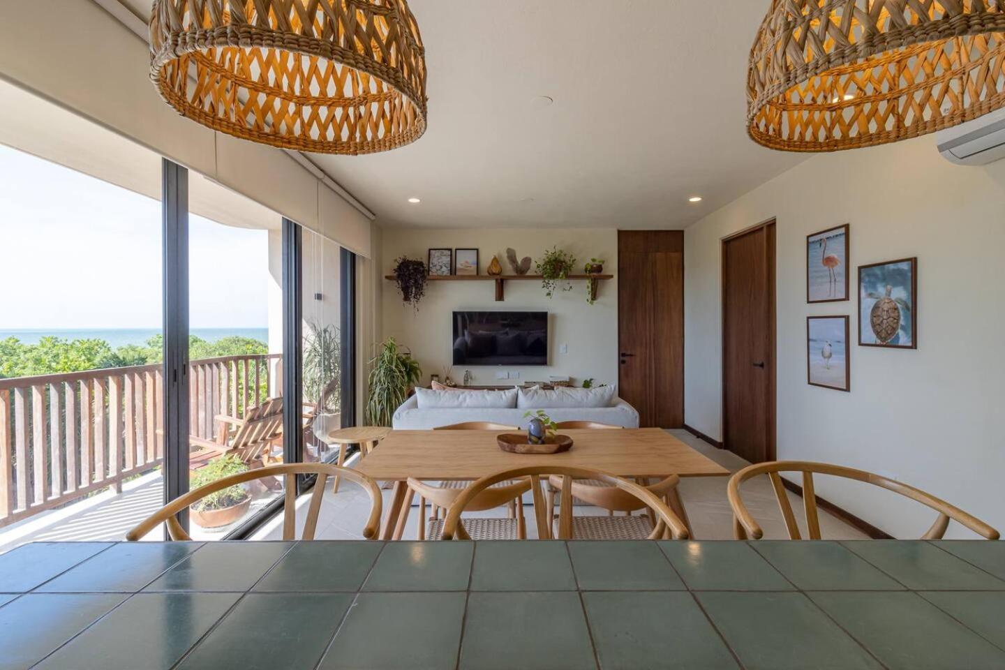 Hermoso Departamento Con Vista Al Mar Остров Холбокс Экстерьер фото